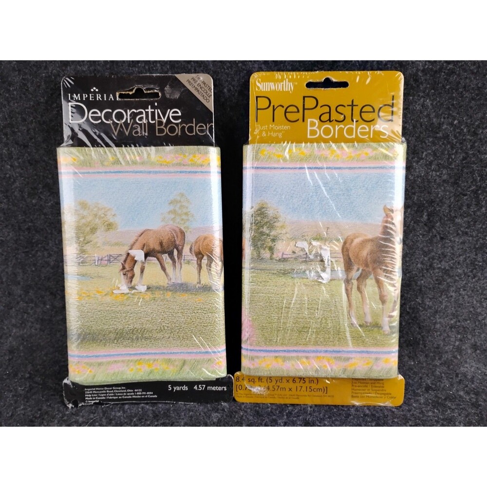 The Prairie Pony Horse Wallpaper Border Imperial 2 Pack Wall Border Horses